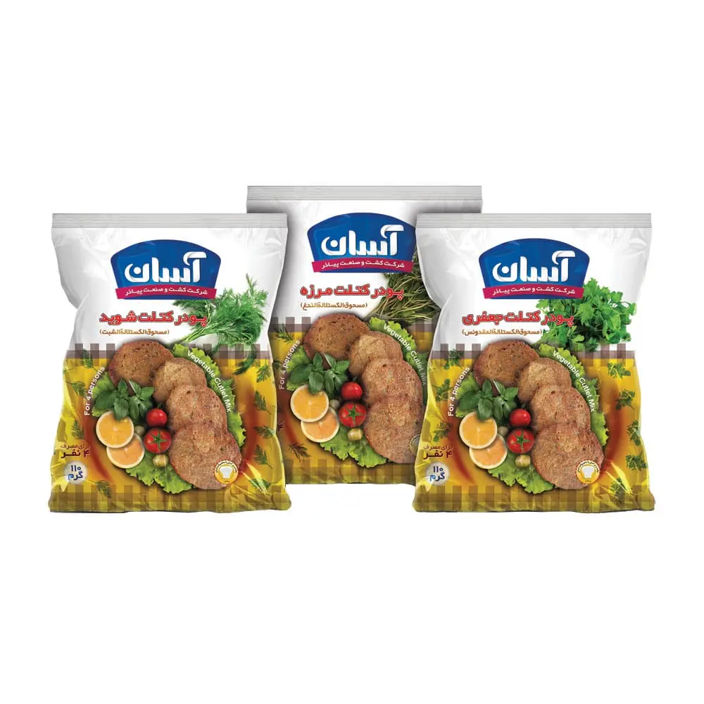 پودر کتلت شوید آسان 