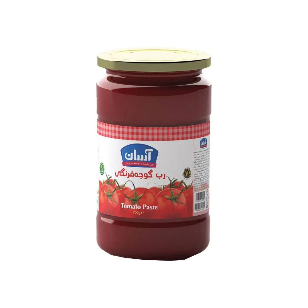 رب گوجه فرنگی شیشه ای آسان 