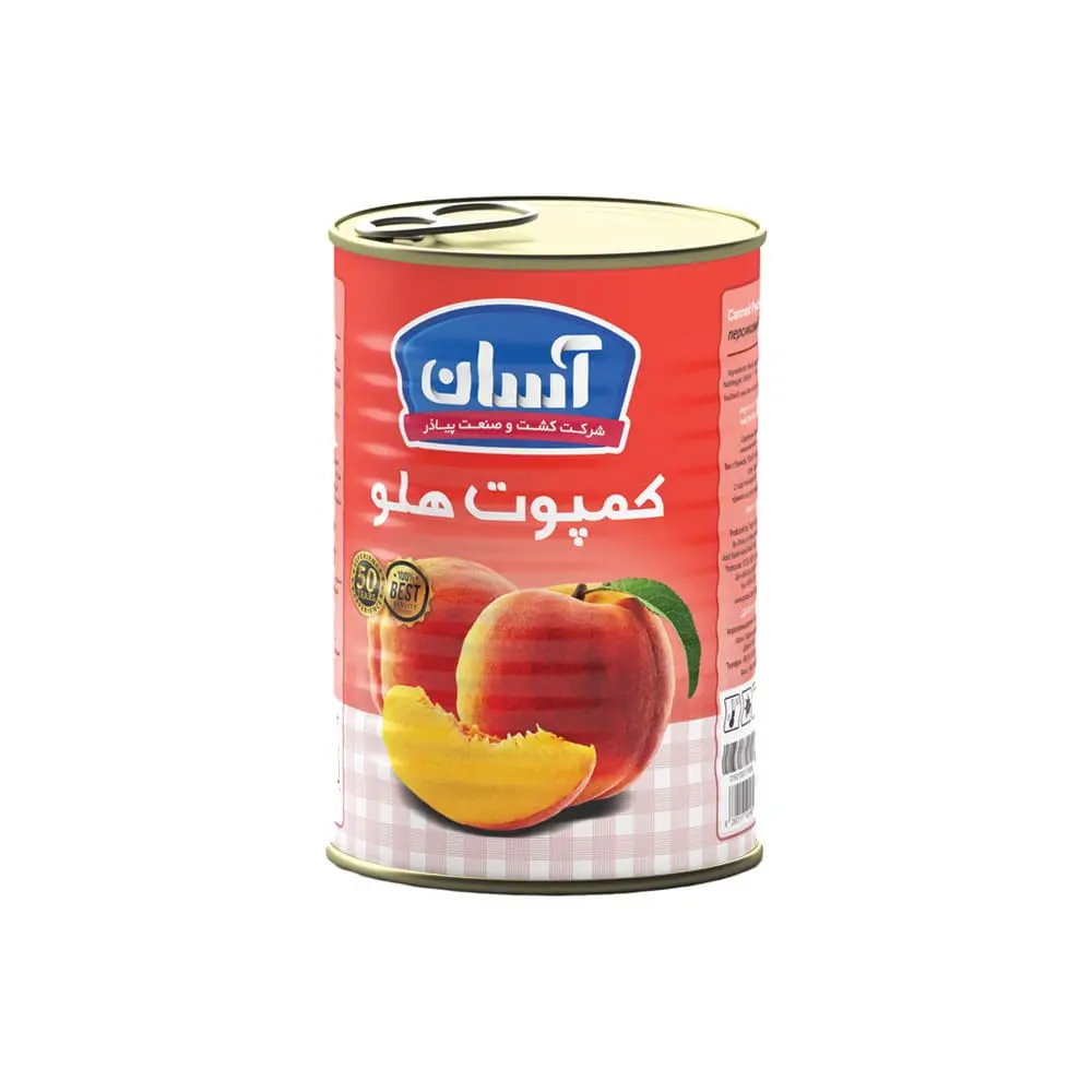 کمپوت هلو آسان 
